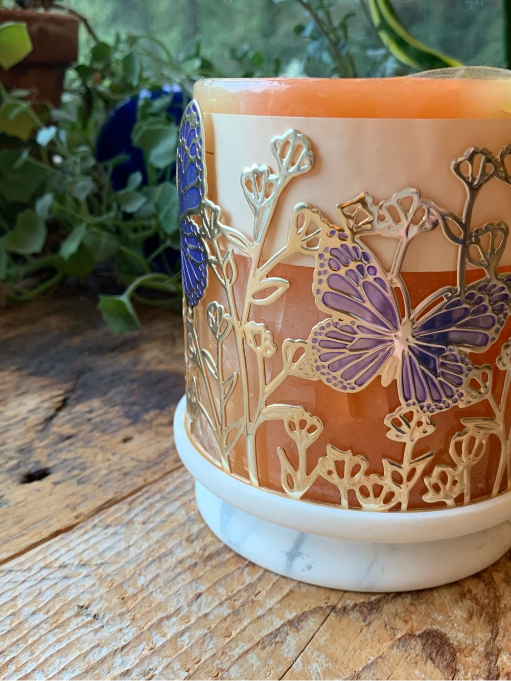 Bath & Body Works Butterflies & Branches 3-Wick Candle Holder